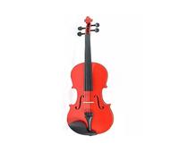 Violín Rojo De Madera Contrachapada, Placa De Tilo, Violín Estudiantil 4/4 3/4 1/2 1/4 1/8 1/16 (Color : 1/2)
