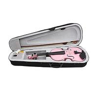 Violín Rosa Para Principiantes, Panel De Arce, Violín Con Estuche, Cuerdas Para Arco, Piezas De Descanso Para Hombros, Estudio De Lección De Música Adecuado, 4/4 (Color : 4-4 violin)