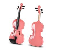 Violín Rosa Práctica Violín Violín Instrumento Musical Violín De Color Violín De Tilo Violín para Principiantes