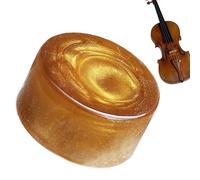 Violin Rosin, Natural Violin Cello, 1.0x2.0in Dust-Proof Long-Lasting Performance Enhancer, Essential Sound Kit Accessory for Practice, Cleaning, and Polishing