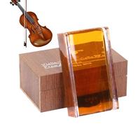 Violin Rosin para el - Rosína de luz natural para violín, viola y violonchelo | Instrumento de cadena premium Rosín para sonido suave y transparente | Accesorio de violín seguro y duradero para a