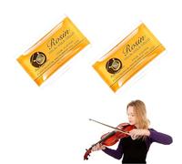 Violin Rosin, Resina para Violín y Viola, Natural Rosin Violin, Colofonia Natural con Estuche, Colofonia Resina, Resina para Arco de Violin, Viola, Violonchelo, Resina para Arco de Violin,2Pcs