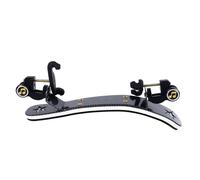 Violin Shoulder Rest, Adjustable 3/4 to 4/4 Size, Ergonomic Design for Comfort, Sound Quality Enhancing, Sturdy Metal and ABS Construction, Foam Padding for Extra Support (Carbon Fiber Style)