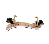 Violin Shoulder Rest, Adjustable 3/4 to 4/4 Size, Ergonomic Design for Comfort, Sound Quality Enhancing, Sturdy Metal and ABS Construction, Foam Padding for Extra Support (Wood Grain Color)
