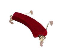 Violin Shoulder Rest | Adjustable Aluminum Alloy with EVA Padding | Spring Design for 3/4 & 4/4 Violins/Fiddles | Secure Grip Feet for Stable Hold
