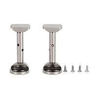 Violin Shoulder Rest,Violin Stand,Metal Violin Chin Rest Screw Replacement Removable Cheek Rest Clamp Set 3/4 4/4 Suitable Performance (Silver)