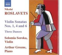 Violin Sonatas 1 4 & 6 by Nikolai Roslavets (2006-08-29)