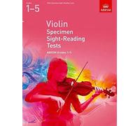 Violin Specimen Sight-Reading Tests, ABRSM Grades 1-5: from 2012 (ABRSM Sight-reading)