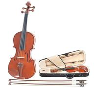 Violín Starter Kit Violín Con Cuerdas De Preludio Violín Con Barniz Natural De Madera Maciza Para Principiantes Incluye Estuche Afinador Y 2 Arcos