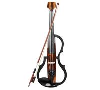 Violín Starter Kit Violín Electroacústico Sin Cabeza Violín Silencioso De Fibra De Carbono Violín Electrónico De Grado Profesional Para Adultos(H)