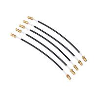 Violin Tailgut 5Pcs Nylon Tailgut Tail Gut Tailcord con conector de tornillo de latón para violín 3/4 4/4