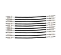 Violin Tailgut Replacement | Steel Wire Tail Cord with Silicone Protection | 10Pcs for 1/2 & 1/4 Violins | Sturdy Tailpiece Wire Accessories