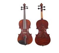 Violín Tallado Figura Doble Incrustación Patrón Hecho A Mano Violín 4/4