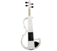 Violín Teclado electrónico 4/4 Adulto Nivel de rendimiento profesional Prueba de práctica Electroacústico (Color : White)