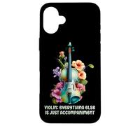 Violín: Todo lo demás es Solo acompañamiento Violinista Carcasa para iPhone 16 Plus