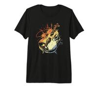 Violín Vintage Look Escuela de Música Camiseta Premium