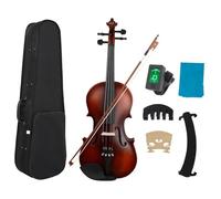 Violín Violín 4/4 3/4 Panel De Tilo Juego De Violín Con Estuche Accesorios Instrumento De Cuerda Profesional Violín Para Actuaciones(SET2,4/4)