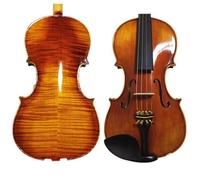 Violín Violín 4/4 adecuado para tocar madera maciza hecho a mano con una calidad de sonido perfecta