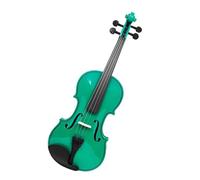 Violín Violín 4/4 de madera maciza, violín acústico verde, violín hecho a mano para profesionales, instrumento de cuerda para principiantes