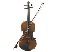 Violín Violín 4/4 Juego de violín eléctrico Panel de arce Violín vintage para actuaciones Instrumento de cuerda profesional (Color : Log color)