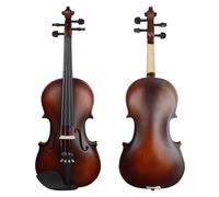 Violín Violín 4/4 Juego de violín mate con estuche de almacenamiento Instrumento de cuerda profesional Violín de tilo para practicar