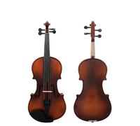 Violín Violín 4/4 Tallado A Mano Color Madera Natural Juego De Violín Con Arco Y Estuche Para Practicar Violín De Instrumentos De Cuerda(Violin)