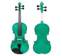 Violín Violín 4/4 Violín acústico de madera maciza natural con estuche para arco Juego de violín necesario (Color : Set 2)