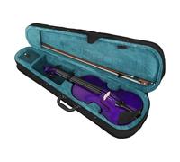 Violín Violín 4/4 Violín Acústico Púrpura De Madera Maciza Violín Profesional Hecho A Mano Para Principiantes Instrumento De Cuerda(SET1)