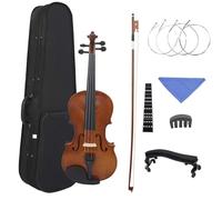 Violín Violín Acústico De Madera De Tamaño Completo Estuche Para Violín Principiante, Cuerdas Para Arco Conjunto De Accesorios Para Instrumentos Musicales De Hombro(3/4)