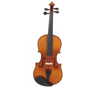 Violín Violín Acústico De Tamaño Completo Panel De Abeto Instrumento De Cuerda De Violín De Madera Maciza Con Estuche Accesorios Para Lazos 4/4(4/4)
