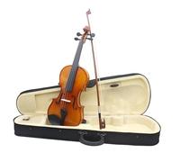 Violín Violín Acústico De Tamaño Completo Violín Con Acabado Mate Vintage De Abeto Con Estuche Cuerdas Para Arco Afinadores De Apoyo Para Hombros(1/2)
