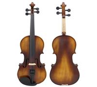 Violín Violín acústico profesional de madera maciza 4/4 con estuche de arco instrumento de cuerda violín Retro principiante