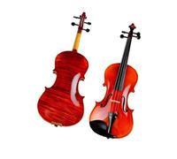 Violín Violín Acústico Profesional Para Principiantes 4/4 Diapasón De Ébano Instrumento Musical Rojo