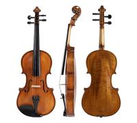 Violín Violín de madera maciza para principiantes, rendimiento de examen de grado profesional, violín de práctica para principiantes para niños (Color : 3/4)