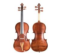 Violín Violín de nivel profesional hecho a mano de madera maciza hecho a mano puro para principiantes y adultos (Color : 1/2)