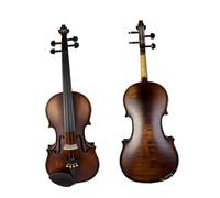 violín Violín De Tamaño Completo Mate Para Práctica De Principiantes De Madera Maciza Con Patrón Semi Hecho A Mano(1/4)