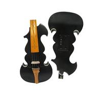 Violín Violín eléctrico 4/4 Caja de madera maciza Cable de arco Negro