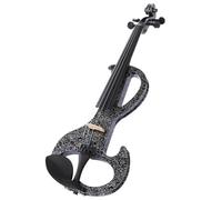 Violín Violín Eléctrico 4/4 Con Diseño Único Funda Para Arco Reposabrazos Y Cable Sonido Hermoso Y Claro