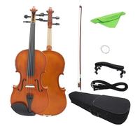 Violín Violín Eléctrico 4/4 EQ Acústico Superficie Natural Parte Trasera De Arce Funda Para Violín Eléctrico Piezas Y Accesorios Para Reposabrazos(SET2)