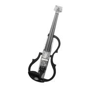 Violín Violín eléctrico 4/4, violín profesional de carbono sin cabeza con funda de transporte con lazo, Cable para auriculares, accesorios para reposabrazos