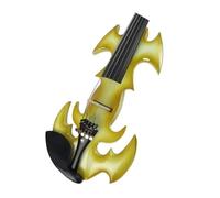 Violín Violín eléctrico amarillo de las cuerdas 4/4 de la madera sólida 5 del color para los adultos