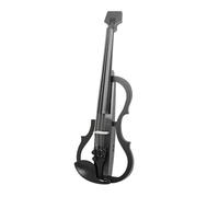 Violín Violín Eléctrico De Fibra De Carbono 4/4 Violín Eléctrico Sin Cabeza Con Estuche Para Lazo Cable Para Auriculares Reposabrazos