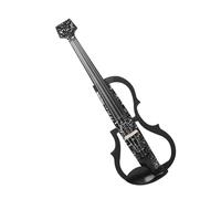 Violín Violín eléctrico de fibra de carbono, violín eléctrico profesional con reposabrazos, auriculares, instrumento de cuerda para práctica