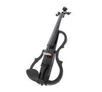 Violín Violín eléctrico negro 4/4 con hermosa calidad de sonido adecuado para violinistas y principiantes
