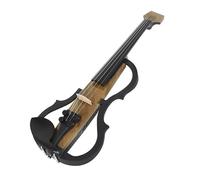 Violín Violín Eléctrico Profesional 4/4 Violín De Fibra De Carbono Con Arco Funda De Transporte Cable Para Auriculares Reposabrazos