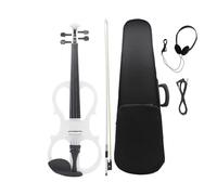 Violín Violín Eléctrico Profesional 4/4 Violín Electroacústico Para Principiantes Violín Silencioso Con Piezas De Sintonizador De Auriculares De Arco(SET1)