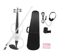 Violín Violín Eléctrico Profesional 4/4 Violín Electroacústico Para Principiantes Violín Silencioso Con Piezas De Sintonizador De Auriculares De Arco(SET2)