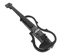 Violín Violín electroacústico profesional 4/4, violín eléctrico silencioso de fibra de carbono sin cabeza con Cable de arco de violín, accesorios para auriculares (Color : 4/4)