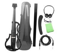 Violín Violín Electroacústico Silencioso 4/4 Violín Eléctrico De Carbono Profesional Con Accesorios Para Violín(SET2)