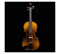 Violín Violín Hecho A Mano De Arce Flameado 4/4 3/4 1/2 Violín De Espalda Completa Violín De Madera Maciza Instrumento Musical Profesional(1/2)
